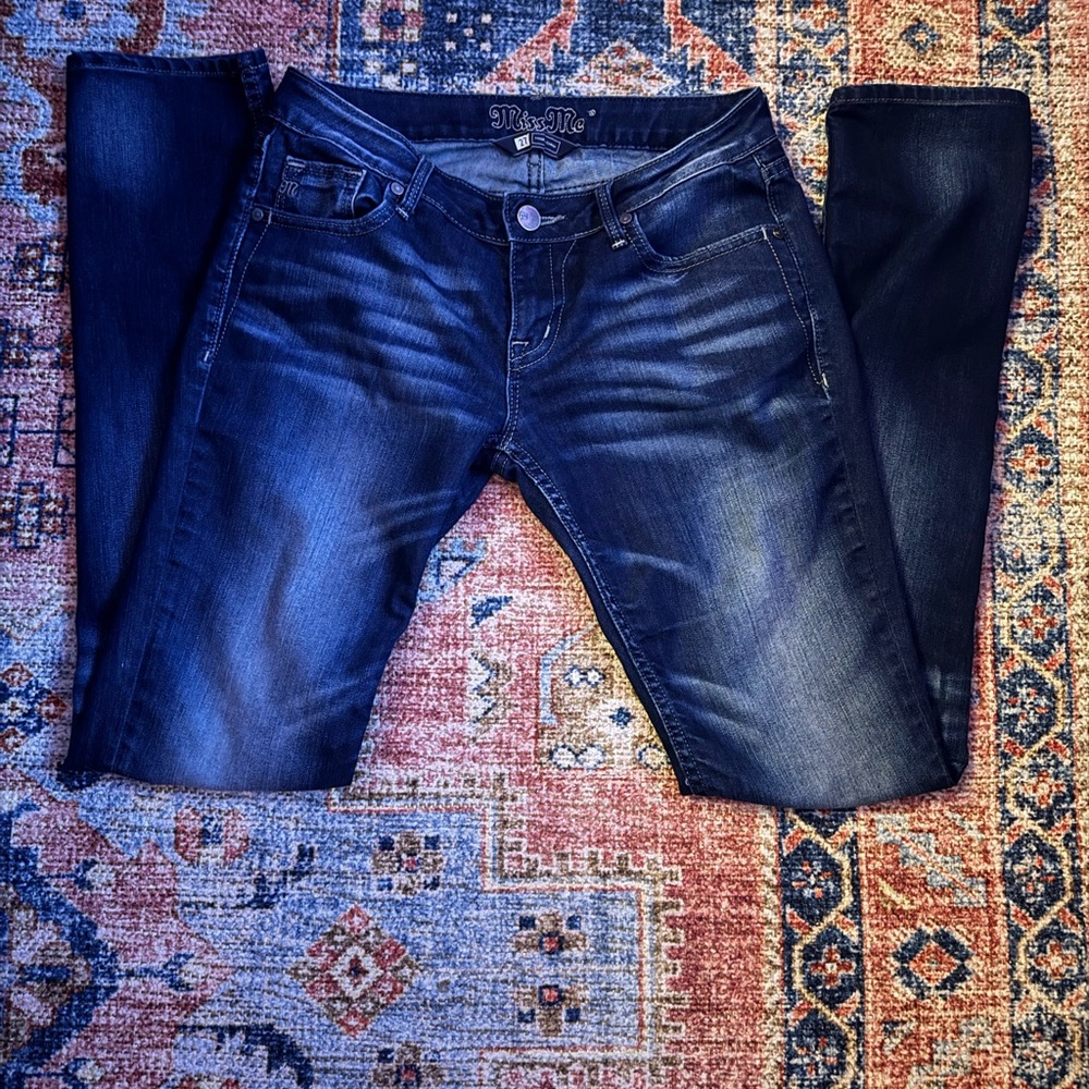 Miss Me Dark Wash Skinny Jeans
